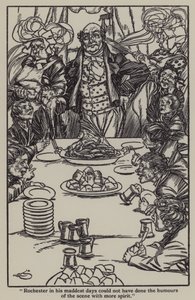 Illustratie voor The Essays of Elia door Charles Lamb door A. Garth Jones