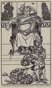 Illustratie voor The Essays of Elia door Charles Lamb door A. Garth Jones