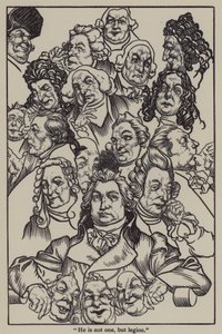 Illustratie voor The Essays of Elia door Charles Lamb door A. Garth Jones