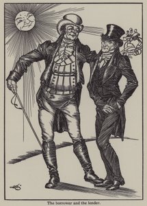 Illustratie voor The Essays of Elia door Charles Lamb door A. Garth Jones