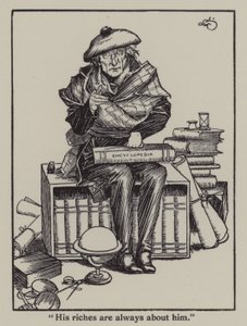 Illustratie voor The Essays of Elia door Charles Lamb door A. Garth Jones