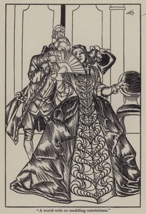 Illustratie voor The Essays of Elia door Charles Lamb door A. Garth Jones