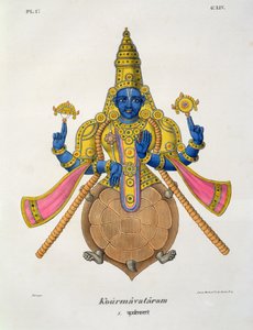 Kurma, gegraveerd door de Marlet (lithografie)