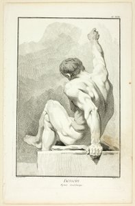 Ontwerp: Academische figuur, uit Encyclopédie door A. J. Defehrt