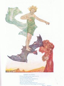 Ariels lied (De Storm), uit Verhalen van Shakespeare uitgegeven door Ward Lock & Co Ltd