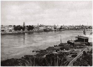 Modern Bagdad, de Stad van de Kaliefen, Irak 1925 door A. Kerim