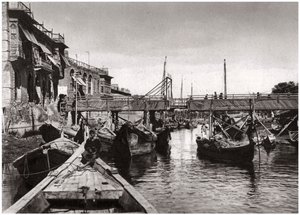 De Whiteley-brug, Ashar Creek, Basra, Irak, 1925 door A. Kerim