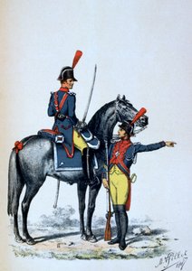 Keizerlijke Gendarmerie van Parijs door A. Lemercier