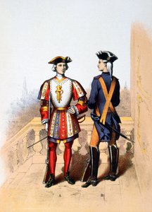 Koninklijke garde van de koning en cavalier, 18e eeuw