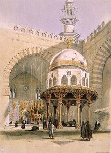 De Moskee van Sultan Hassan, Caïro, uitgegeven 1846 door A. Margaretta Burr