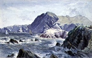 Hillsborough, vanaf de Capstone, Ilfracombe door A. Newton Brooke
