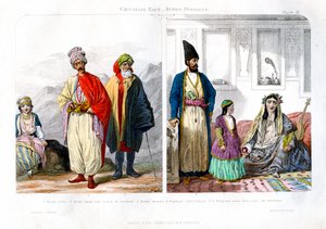 Kaukasisch ras, Koerden en Perzen, 1873 door A. Portier