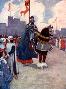 Richard vertrok naar Palestina, 1190, 1905 door A. S. Forrest