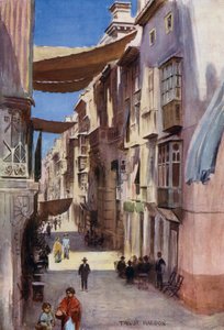 Een Straat in Murcia door A. Trevor Haddon