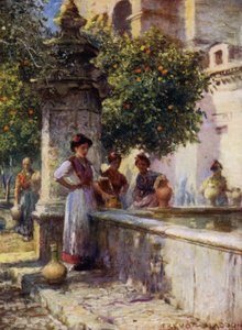Cordova, Fontein in de Patio de los Naranjos