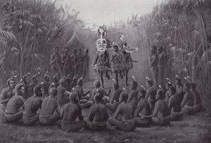 Inwijdingsceremonie in de Torres Straits door A. Trevor Haddon