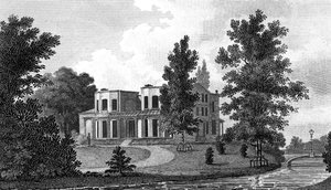 Villa van Lord Nelson in Merton, 19e eeuw door A Warren