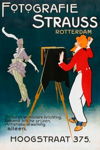 1914 poster reclame voor fotostudio