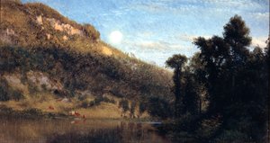 Berkshire Foothills, Volle maan boven Meadowbrook