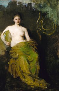 Half gedrapeerde figuur, ca. 1885
