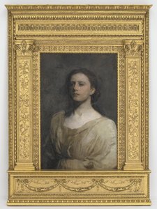 Hoofd, 1888-89 door Abbott Handerson Thayer