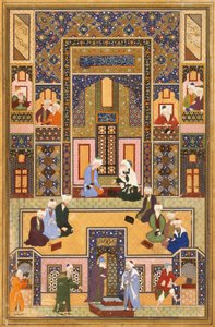 De ontmoeting van de theologen door Abd Allah Musawwir
