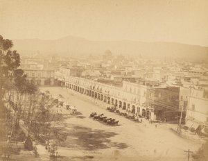 Mexicaans uitzicht. Mexico, Portaal van Mercaderes.