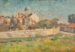Landschap door Abel Lauvray