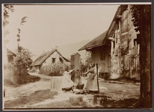 Aix les Bains - nabij de grote haven, 27 juni 1902 door Abel Marie Nicolas Boulineau
