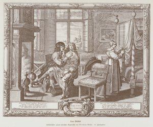 Tactus (de Aanraking) door Abraham (after) Bosse