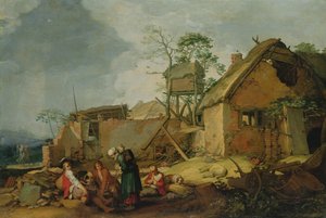 Landschap met boerderij, 1629