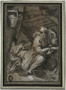 Sint Hilarion door Abraham Bloemaert
