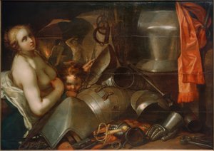 Venus en Amor in de smidse van Vulcanus