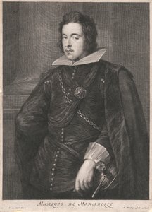Markies de Mirabelle door Abraham Blooteling