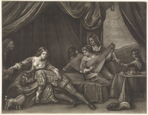De verloren zoon in het bordeel door Abraham Bloteling (possibly)