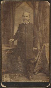 Portret van een man door Abraham Bogardus