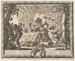 Herfst, ca. 1637 door Abraham Bosse