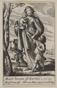 Liefdadigheid door Abraham Bosse