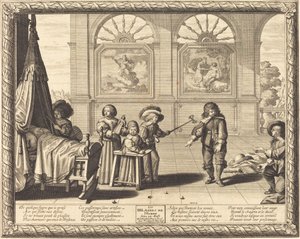 Kinderjaren door Abraham Bosse
