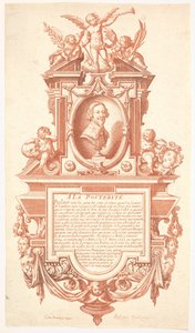 Grafschrift en portret van Jacques Callot, 1635-36 door Abraham Bosse
