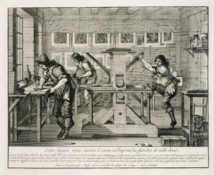 Franse drukpers, 1642