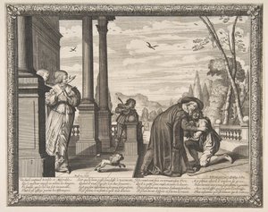 Terugkeer van de Verloren Zoon door Abraham Bosse