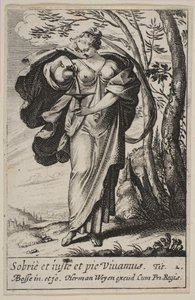 Matigheid, 1636 door Abraham Bosse