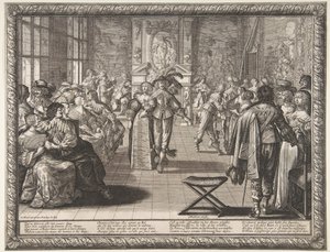 Het Bal door Abraham Bosse