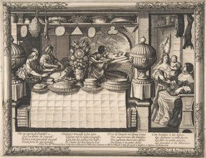 De banketbakker, 1632-35 door Abraham Bosse