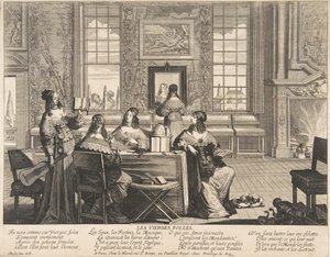 De Dwaze Maagden in Gesprek, ca. 1635