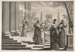 De dwaze maagden afgewezen, ca. 1635