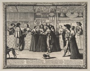 De Galerij van het Paleis van Justitie, ca. 1638 door Abraham Bosse