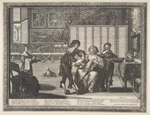 De Chirurg La Saignée door Abraham Bosse