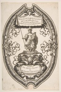 Deugd: Athena, 1637 door Abraham Bosse